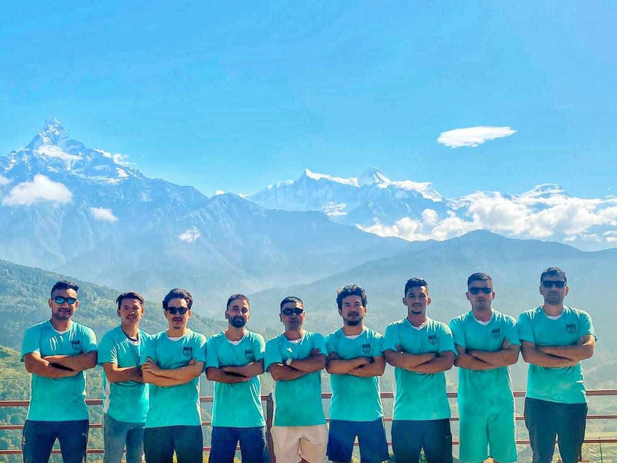 THP Squad — Annapurna backdrop 🏔️