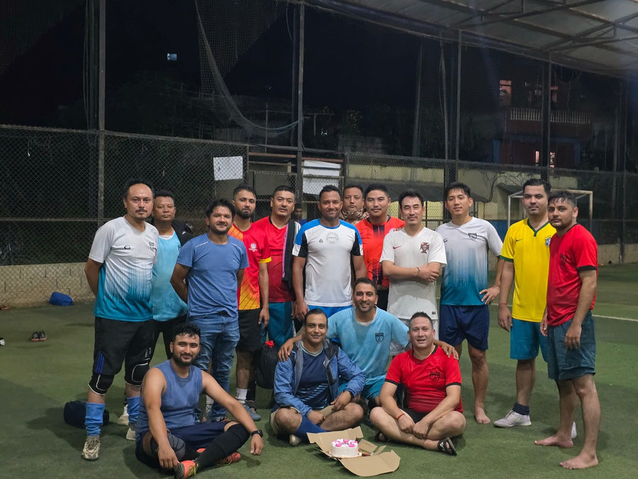 Post-match team photo 📸